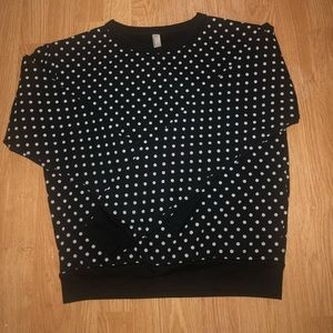 American Apparel polka Dot sweater